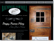 Tablet Screenshot of baummersawmill.com